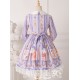 Strawberry Witch Blueberry Dolly Collar Long Sleeve One Piece